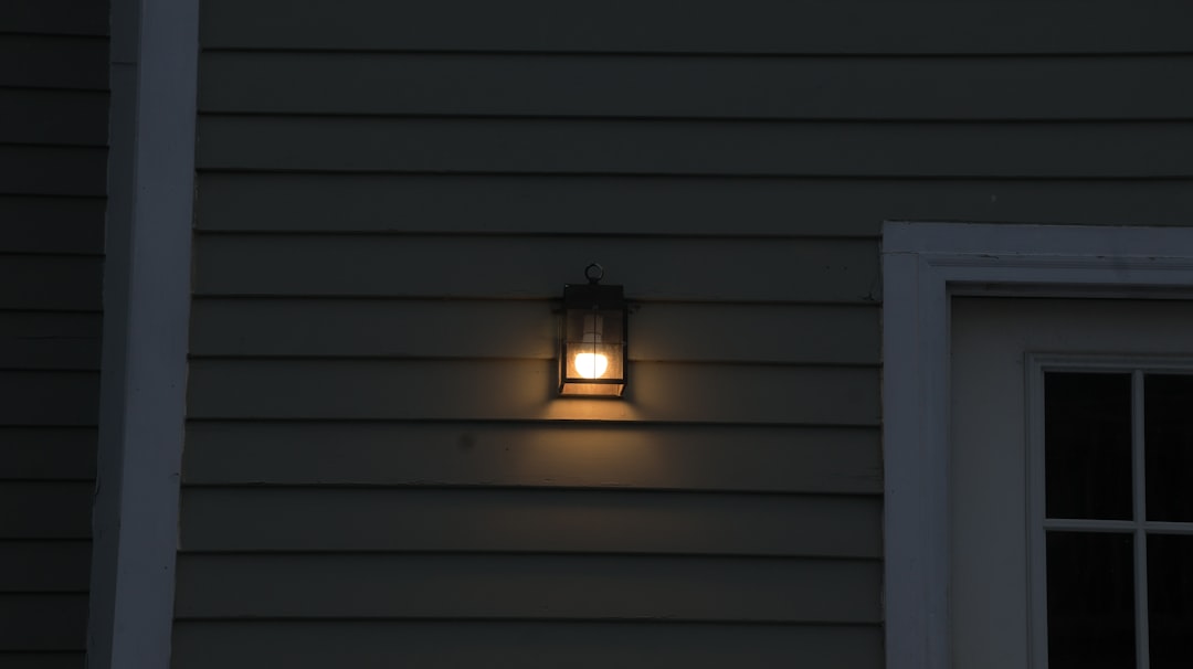 Photo outdoor wall light